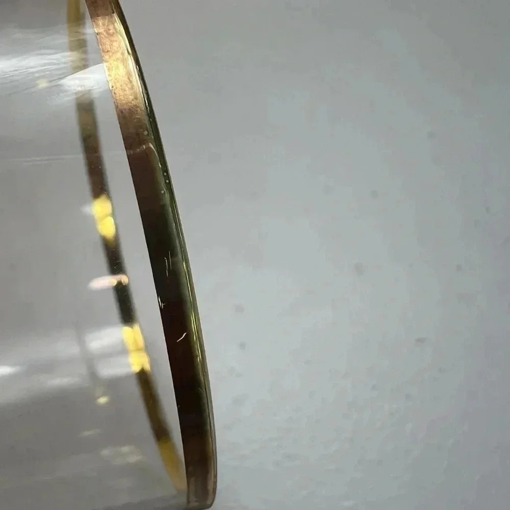 Ritzenhoff Tall Gilt Glasses, Beer Glass Pilsner Champagne 90’s Gold Face - Picture 8 of 16